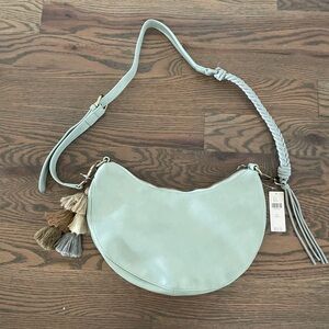 NWT Anthropologie Vegan Aqua Purse